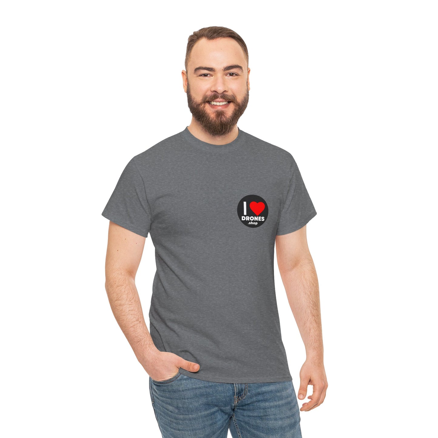 I Love Drones - T-shirt ( Pick your color )