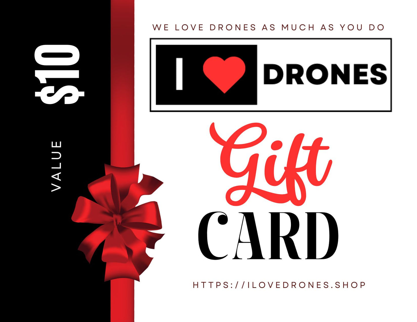 ILoveDrone.shop Gift Card - Choose Amount