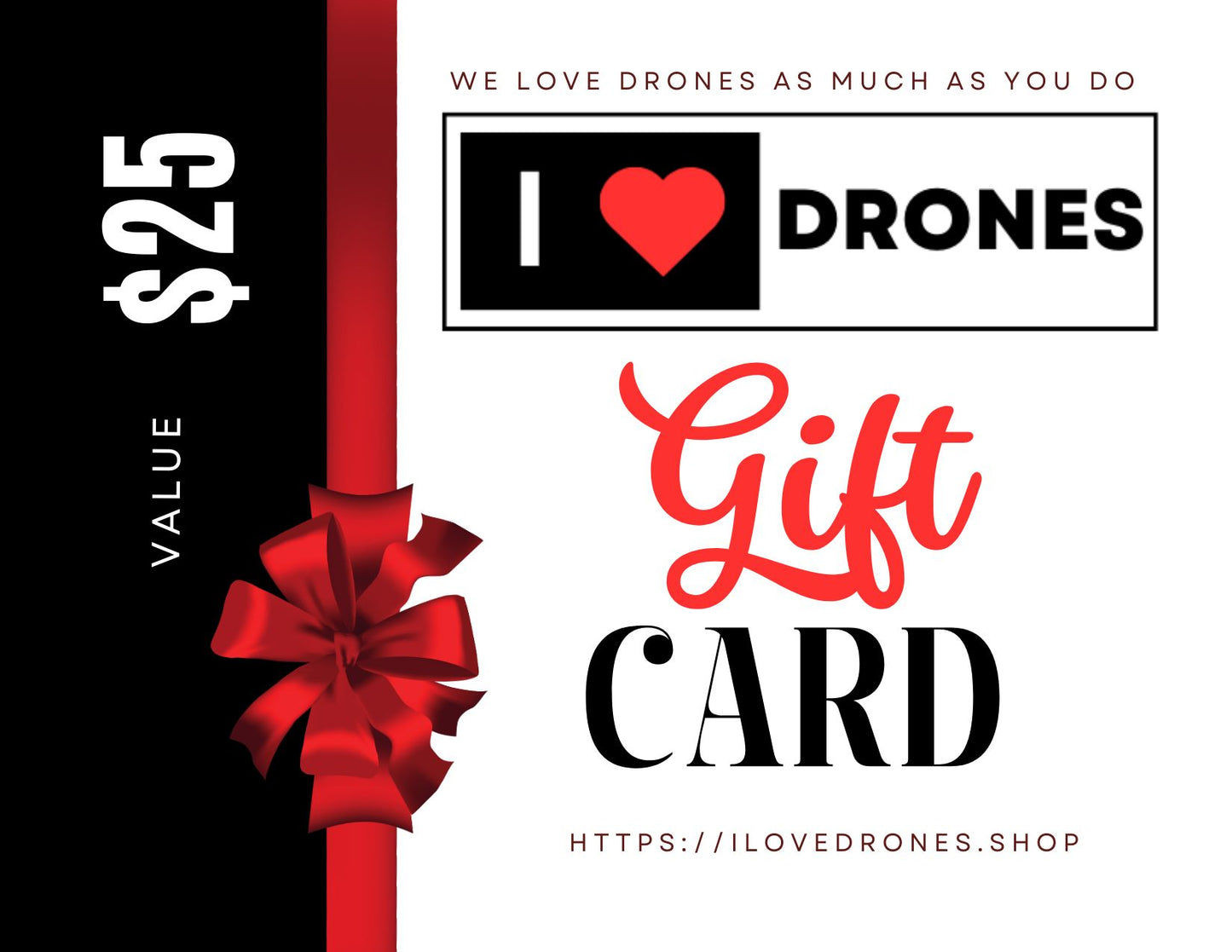 ILoveDrone.shop Gift Card - Choose Amount