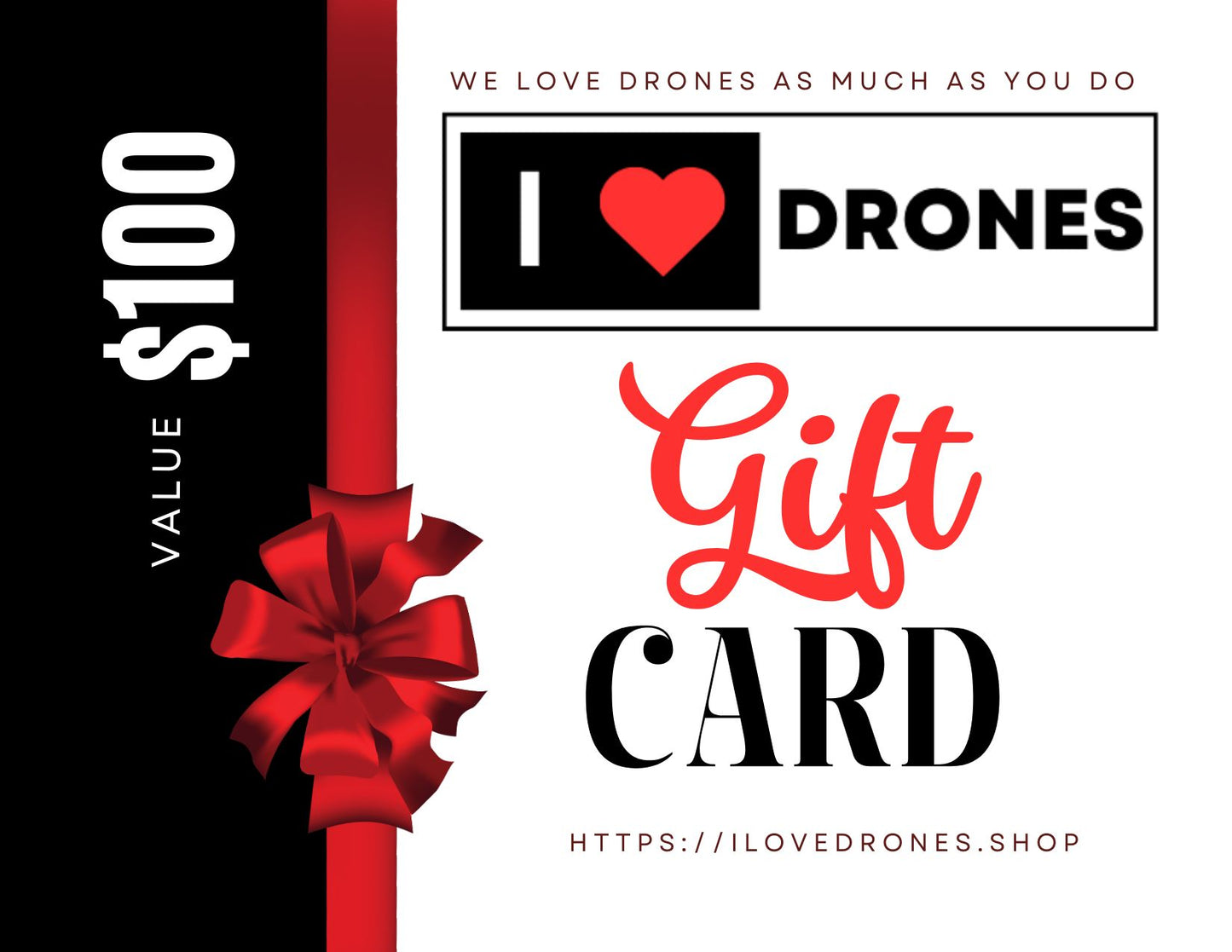 ILoveDrone.shop Gift Card - Choose Amount